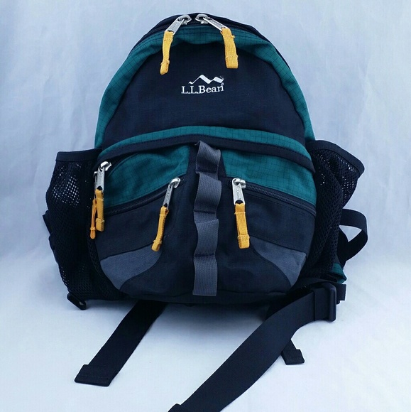 yellow ll bean backpack